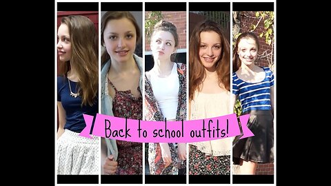 5 back to school outfit ideas! ♡