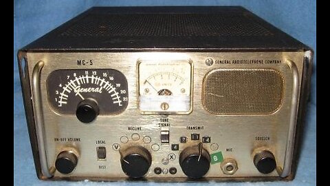 General Radio Telephone MC5 CB Radio on Dirty Diaper 21 You Tube 5/14/25