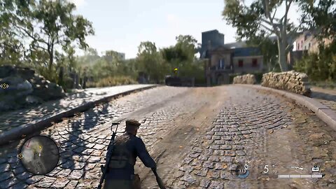 Sniper Elite throwing bombs outside the ring