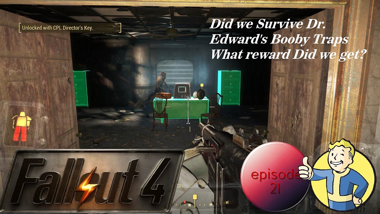 Fallout 4 Ep 21: Did we Survive Dr. Edward's Booby Traps: What reward Did we get?