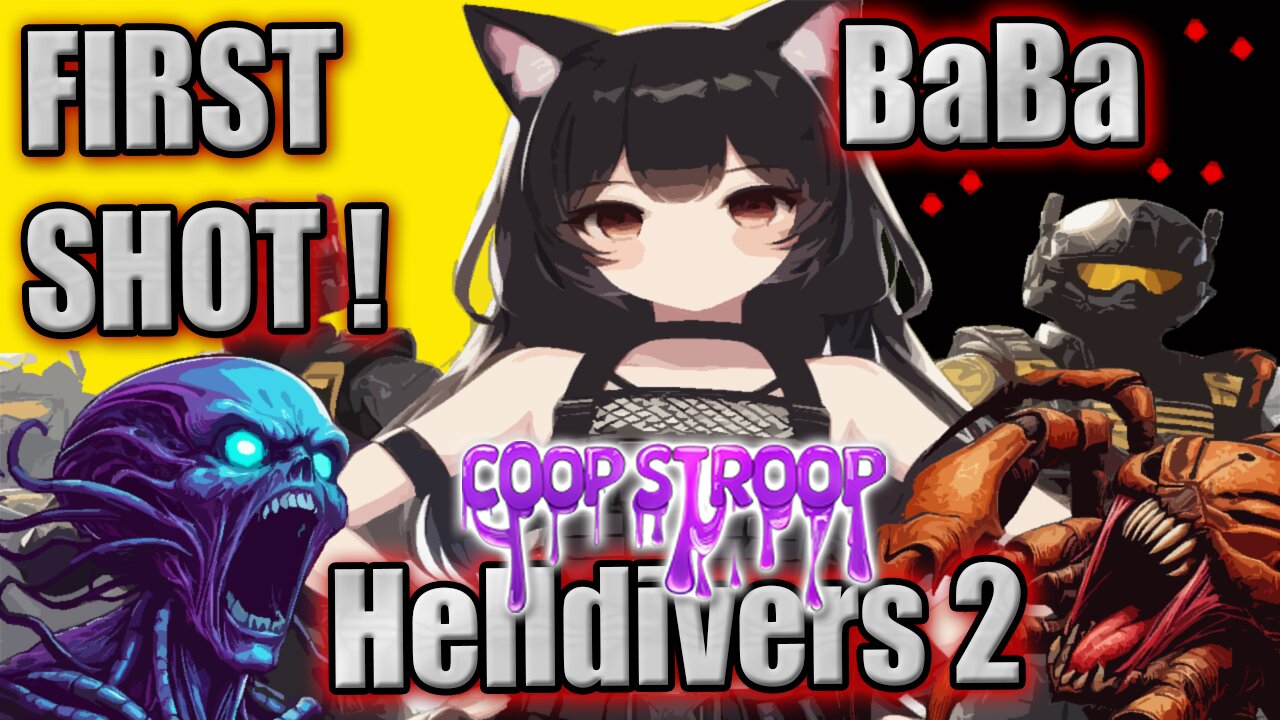 N00B WAIFU BaBa First Shot #Helldivers2 #Vtuber #Gamergirl