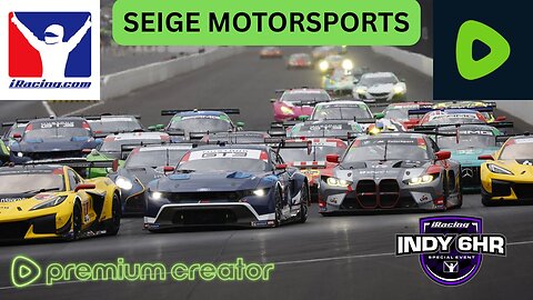 🔴Saturday iRacing Seige, INDY 6 Hour Team Special Event Race🏁!