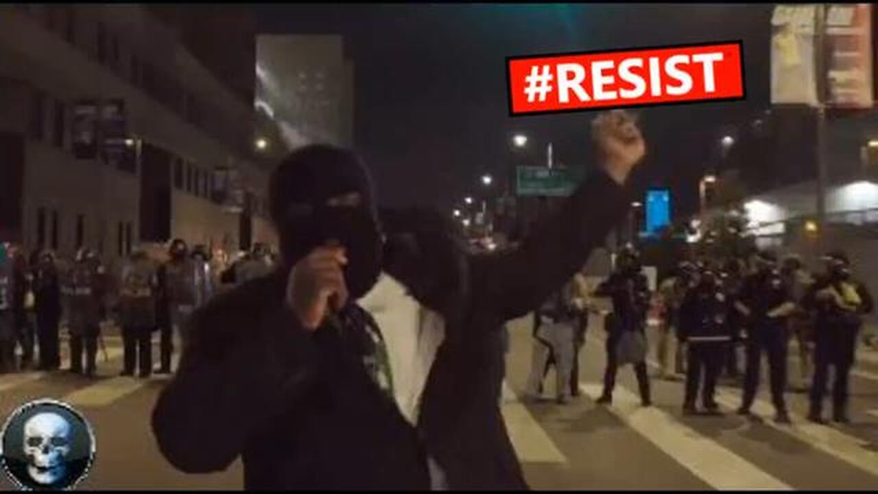 TEAM #RESIST TAKES TO THE STREETS OF LA TO INTERVIEW THE RIOT COPS.. FUNNY THEY HAVE LITTLE TO SAY..