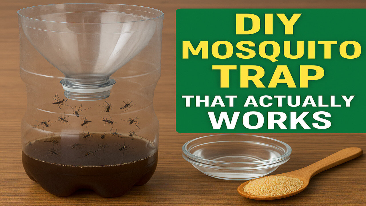 DIY Mosquito Trap That Actually Works – No Chemicals Needed