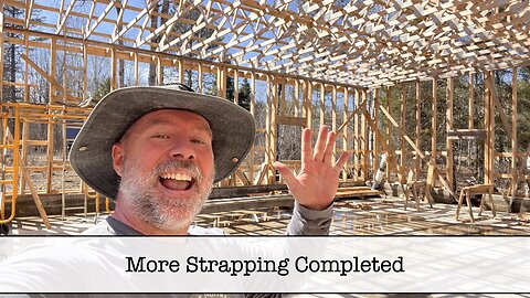 Building the Shop - Part 53 - More Strapping
