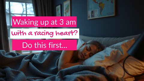 Waking up at 3am with a racing heart? Do this first (then decide what it means)