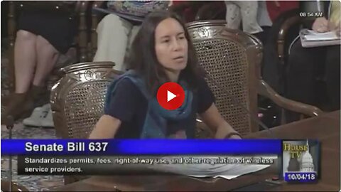 5G DANGERS: Dr. Sharon Goldberg Testifies at Michigan's 5G Legislation Hearing, October 4, 2018