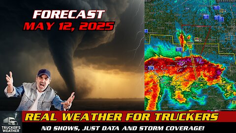 LIVE: Tonight’s Severe Weather Tracker for Truckers 🚛🌩