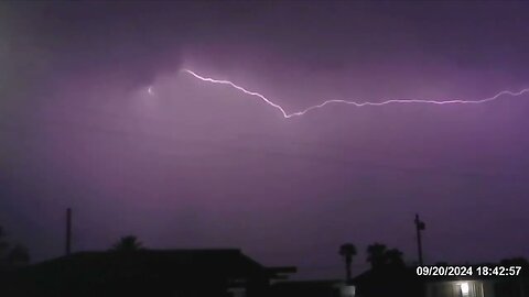 You better wake me up for this storm! In Needles CA! (09/20/2024)