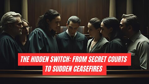 The Hidden Switch: From Secret Courts to Sudden Ceasefires