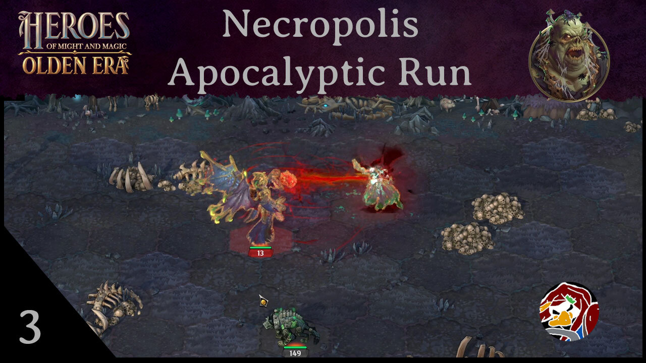 Heroes of Might and Magic: Olden Era Apocalyptic Difficulty Necropolis Playthrough Episode 3