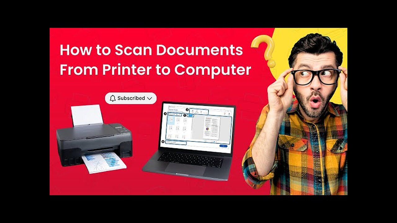 How to Scan Documents From Printer to Computer?