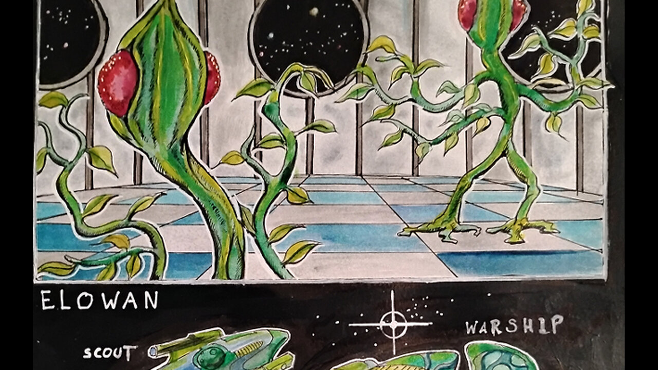 Drawing Spaceships and Aliens: Starflight Elowan