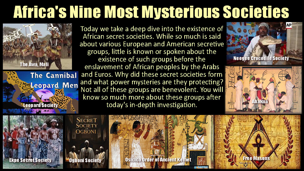 Africa's Nine Most Mysterious Societies
