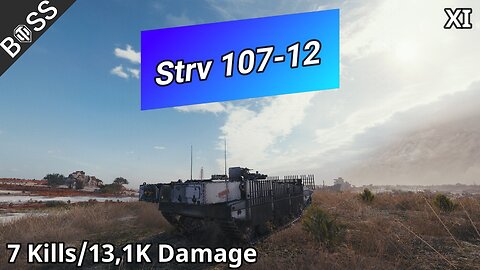 Strv 107-12 (7 Kills/13,1K Damage) | World of Tanks