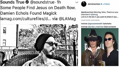 THE WEST MEMPHIS 3 Exposed! Damien Echols Continues to Prove he's a satanist & murderer 5.22.25