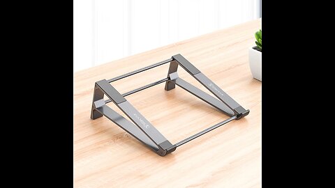 Aluminum Ergonomic Laptop Stand, with Detachable & Easy-to-Assemble Design, for Home & Office