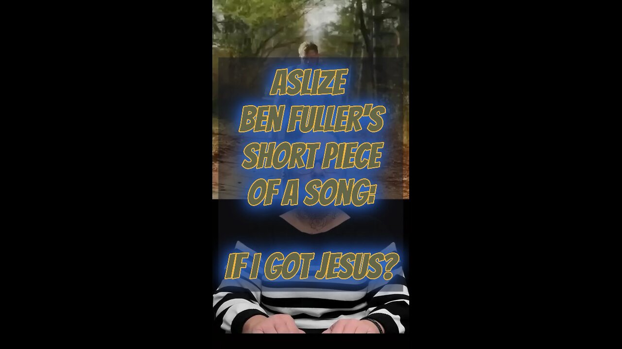 ASLize Ben Fuller’s Song Piece - If I Got Jesus? 🩷