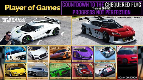 COUNTDOWN TO THE CHEQUERED FLAG in Real Racing 3: T-Minus 66 DAYS: PROGRESS NOT PERFECTION