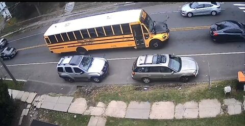 How the heck!You don’t see that big yellow bus in front of you!? Break don’t accelerate #japd #viral