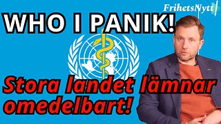 Kommer WHO att falla när jättelandet lämnar? - Andreas Sidkvist