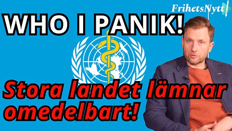 Kommer WHO att falla när jättelandet lämnar? - Andreas Sidkvist