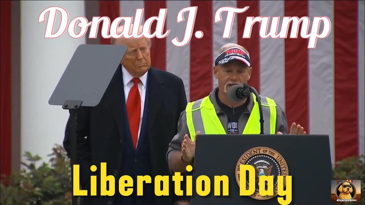 President Trump's Liberation Day Speech in the Whitehouse Rose Garden