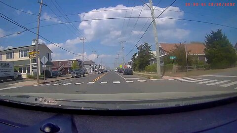 Dashcam Footage on Long Beach Island