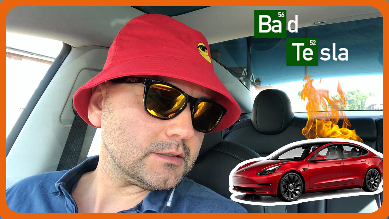 Shocking! Tesla is burning during sunny weather!!