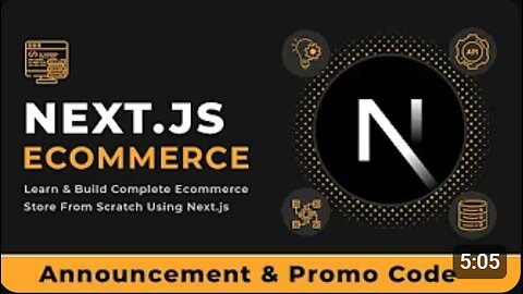 "🚀 Build Your Dream Ecommerce Platform: Next.js + TypeScript Masterclass! 💻"