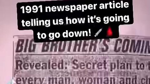 "From Fiction to Reality: The 1991 Prophecy of Population Microchipping in 'Behold a Pale Horse'"