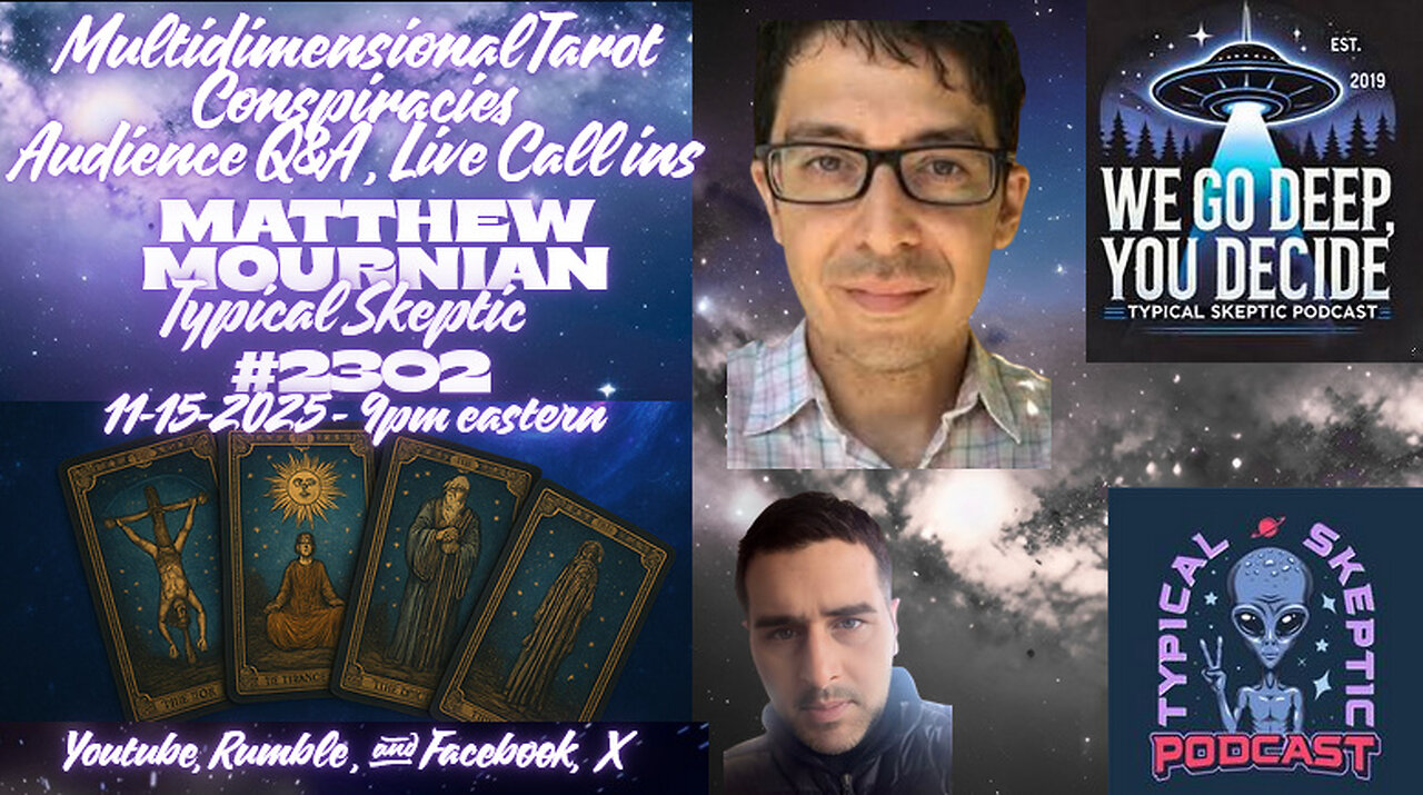 Conspiracy Pulse Check + Live Multidimensional Tarot with Matthew Mournian - TSP # 2302