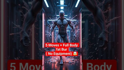 5 Moves Full Body Fat Burn in Just 5 Minutes 💪🤯 | No Equipment #Shorts #FatLoss #WeightLoss
