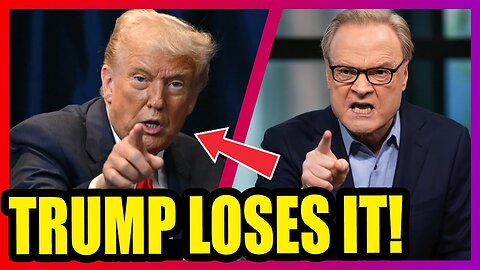 Trump RAGES After Lawrence O’Donnell GOES PUBLIC With THIS! You Won’t Believe It