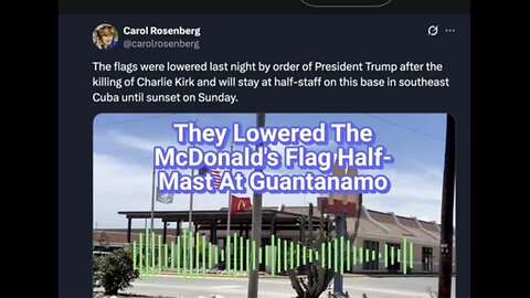 They Lowered The McDonald's Flag Half-Mast At Guantanamo