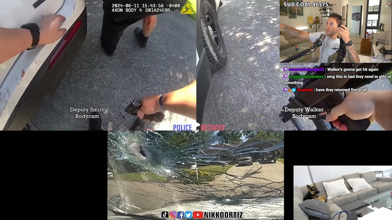 Live - Hard To Watch Videos / Police Officers Get Into Serious Gun Fighs
