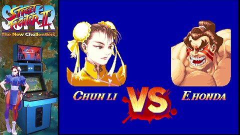 Super Street Fighter II (Arcade) - Chun-Li vs. E. Honda