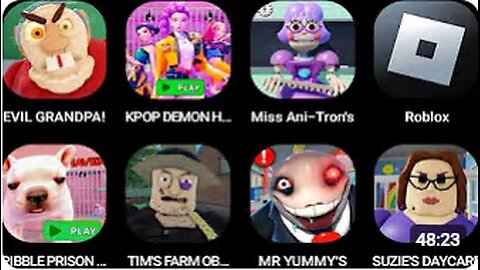 EVIL GRANDPA, KPOP DEMON HUNTERS, Miss Ani-Tron's, Roblox Part 1