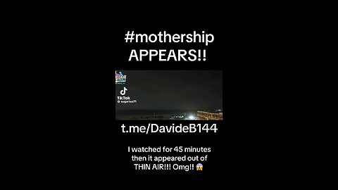 Mothership Appears Over The Gulf Of America🛸