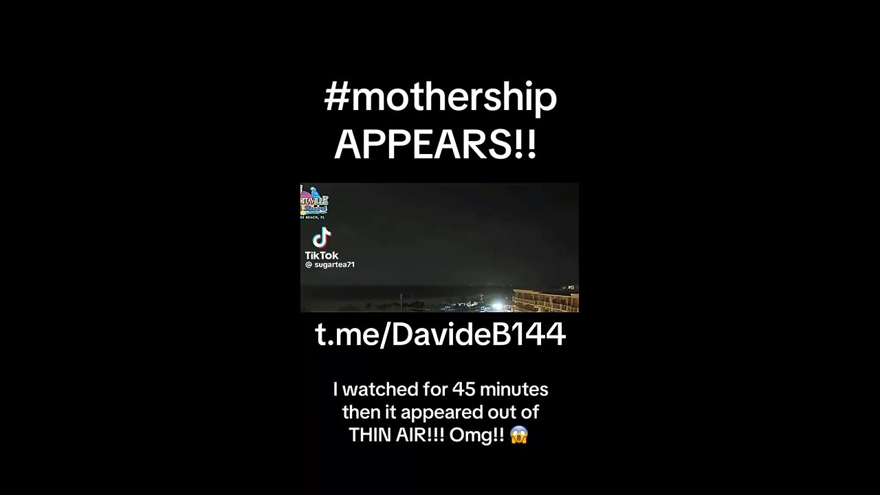 Mothership Appears Over The Gulf Of America🛸