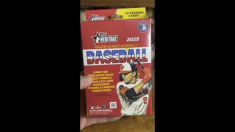 2025 #toppsheritage Hanger #packopenning #baseballcards #topps #heritage #imagevariation pull