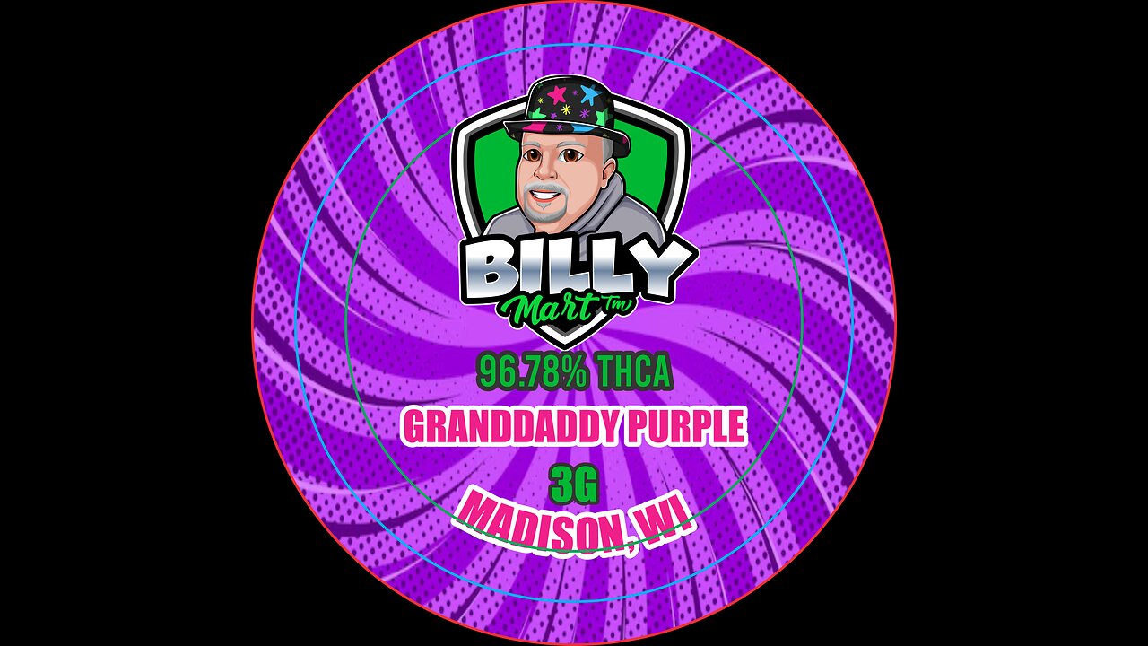 BillyMart™ Grandaddy Purple THCA Sugar Wax