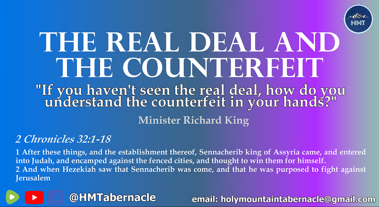 THE REAL DEAL AND THE COUNTERFEIT