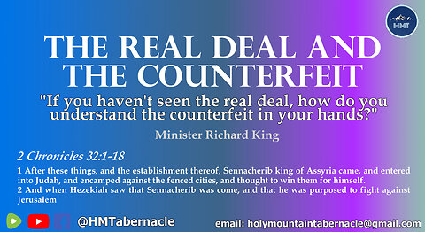 THE REAL DEAL AND THE COUNTERFEIT
