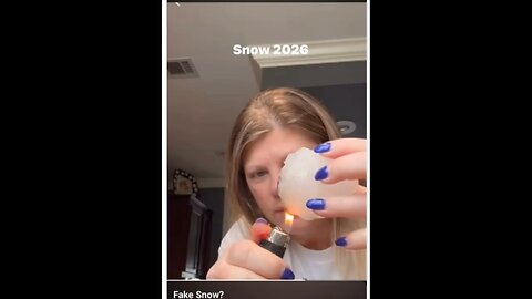 Has This Been A Manmade Fake Snow Storm? 2-1-2026