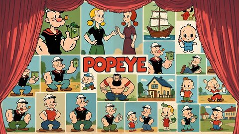 Popeye Collection 1955-1957 -- Public Domain