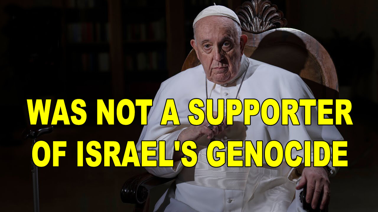 The Pope Has Died, And The Palestinian People Have Lost An Important Advocate