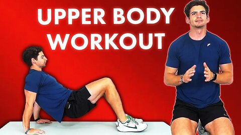 NO Weights, No Problem! Full Upper Body Workout, Building Strength using Body-weight, Beginners!