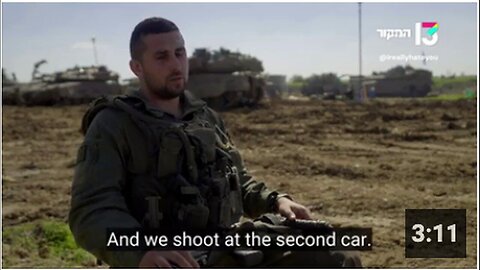 "Bar Zonshine, Israeli Army Commander, Confesses to Implementing the Hannibal Directive"