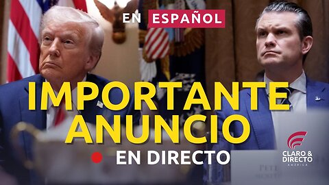 TRUMP EN ESPAÑOL 🚨 EN VIVO junto a Pete Hegseth en importante discurso en el despacho oval